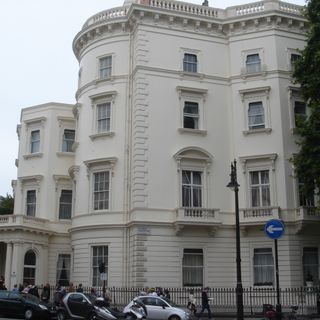 Railings and Gate Piers to Number 49, Belgrave Square