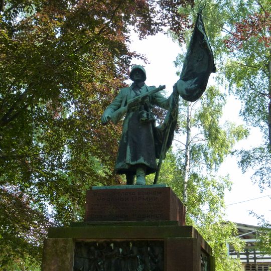Soviet military cemetery in Freiberg