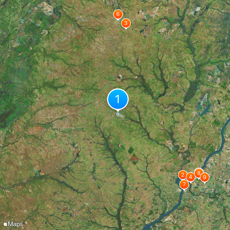 Curuzú Cuatiá Map