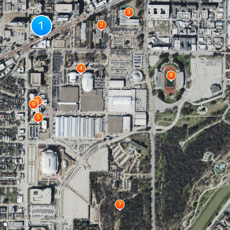 Amon Carter Museum of American Art Map