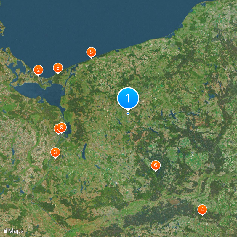 West Pomeranian Voivodeship Map