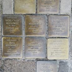 Stolperstein en memoria de Aaron Moszkowicz