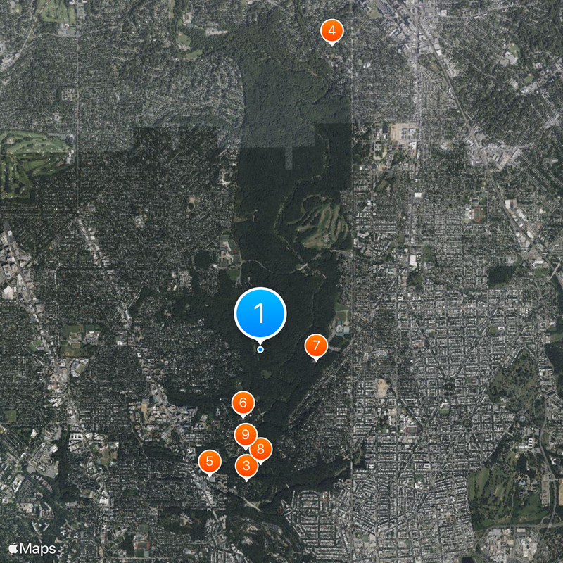 Rock Creek Park Map