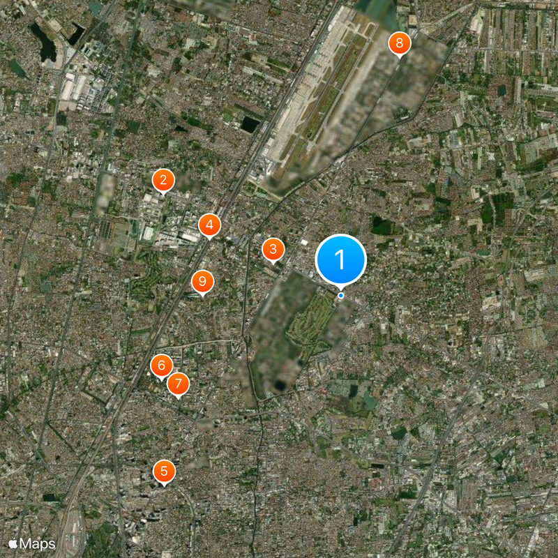 Lumpinee Boxing Stadium Map