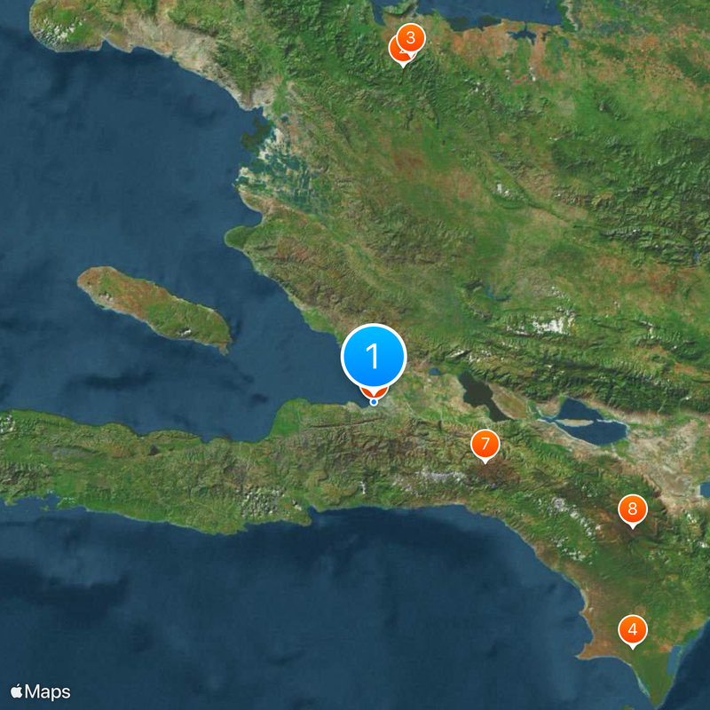 Palais national Carte