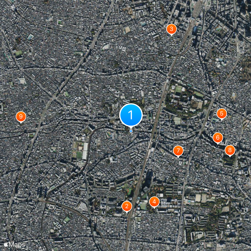 Tokyo Fuji University Map