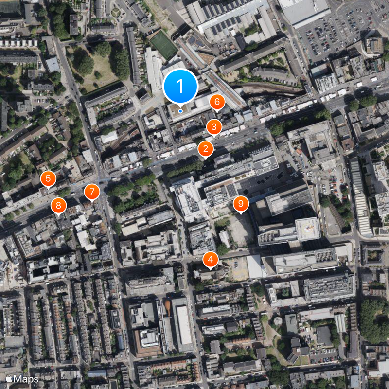 Whitechapel station Map