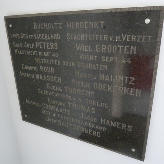 Monument in het voormalige gemeentehuis