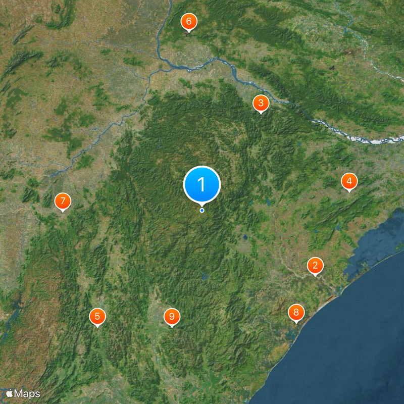 Daringbadi Map