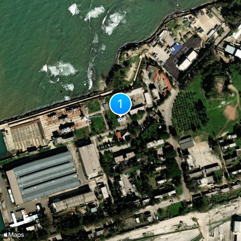 Base naval rusa en Tartus Mapa