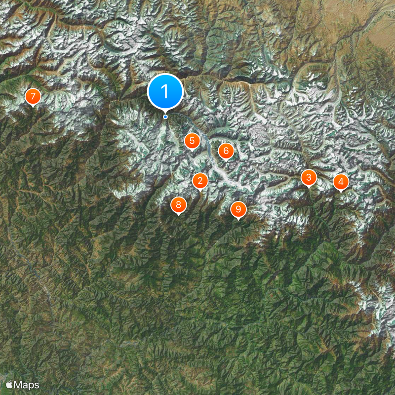 Gangotri Map