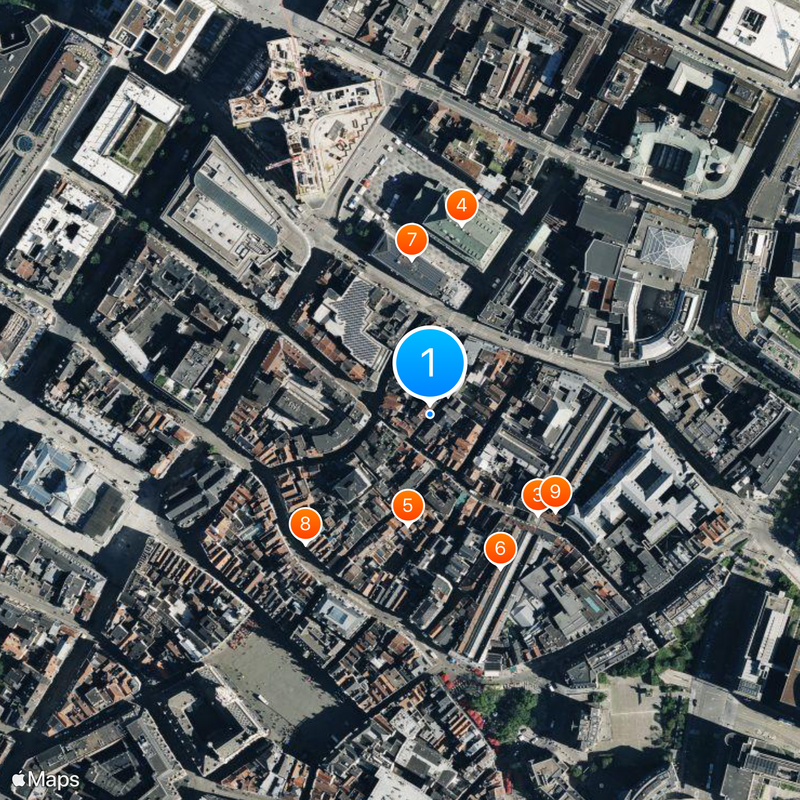 Délirium Café Map