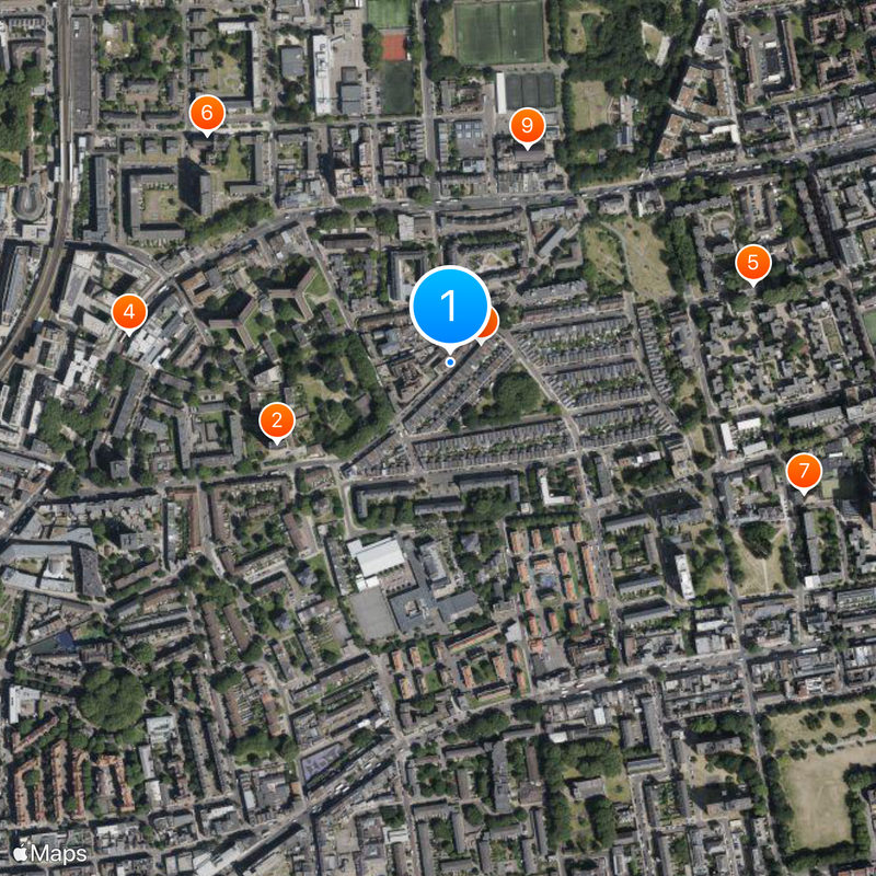 Columbia Road market Map