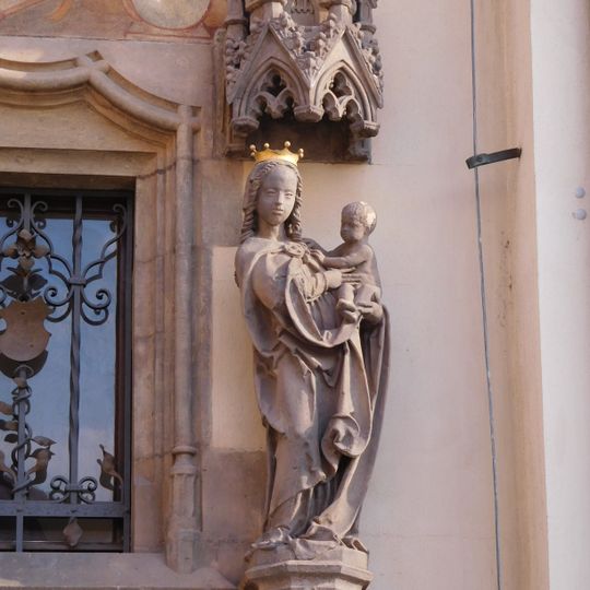 Statue of Virgin Mary at the Storch House