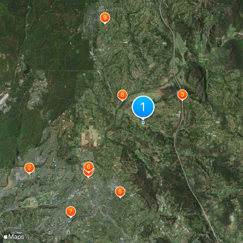 Bonsall Map