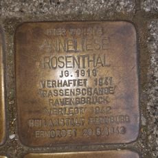 Stolperstein dedicated to Anneliese Rosenthal