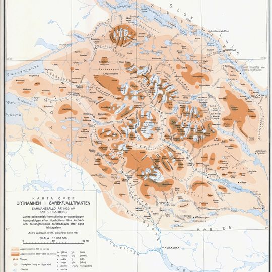 Akkatjåkkås top glacier