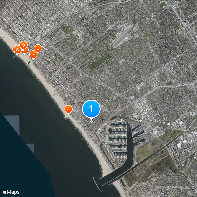 Venice Canal Historic District Mapa