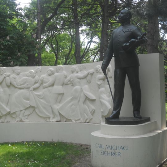 Carl Michael Ziehrer monument, Prater