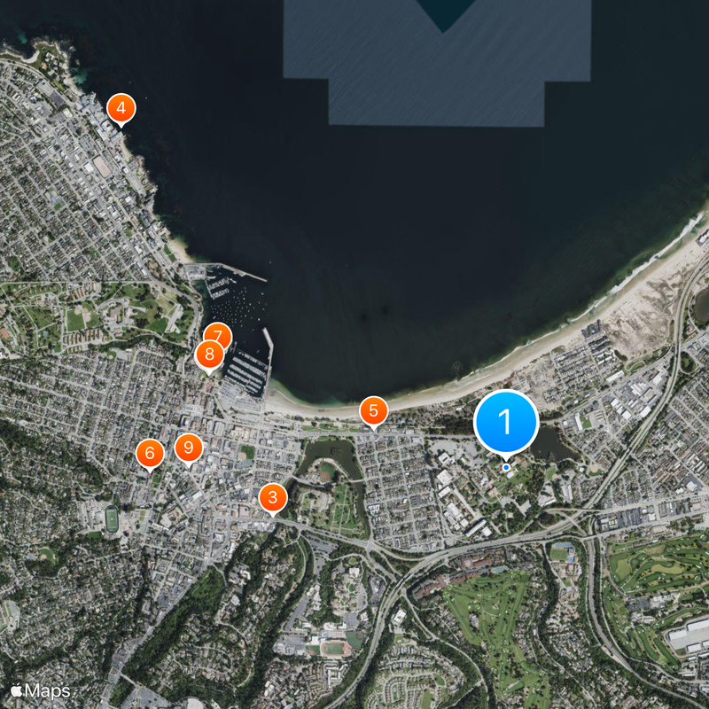 Naval Postgraduate School Map