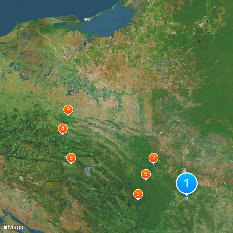 Río Usumacinta Carte