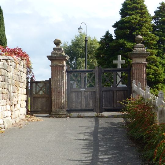 The Gate Piers To Holy Trinity Churchyard