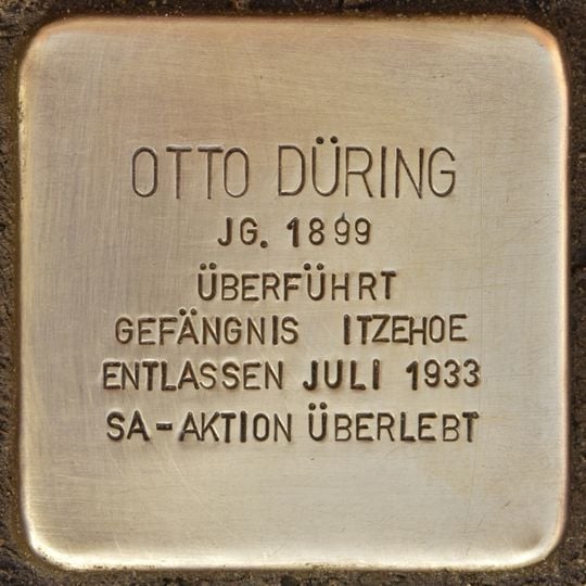 Stolperstein en memoria de Otto Düring