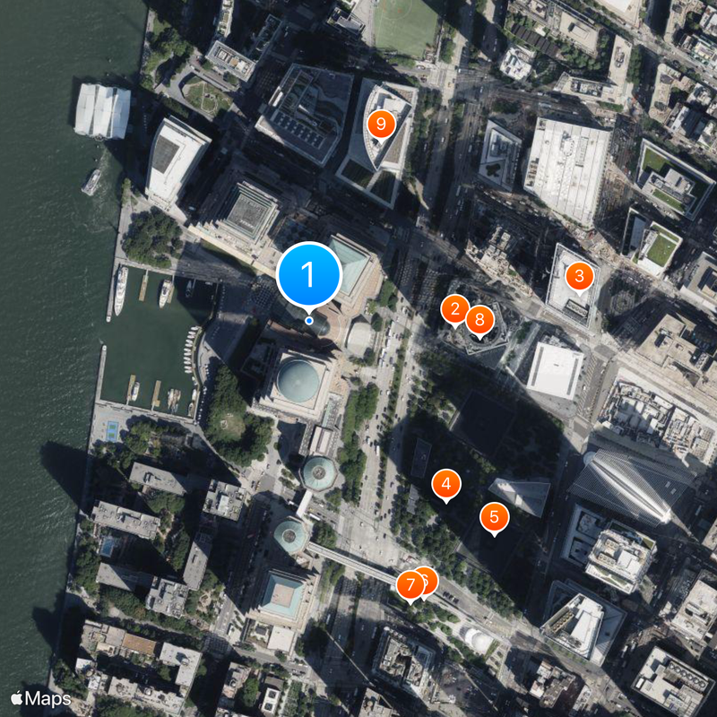 Winter Garden Atrium Mapa