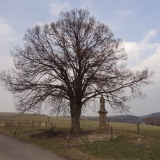 Statue of John of Nepomuk east of Dolní Vítkov