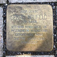 Stolperstein en memoria de Georg Neufeld