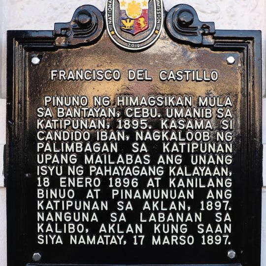Francisco del Castillo historical marker