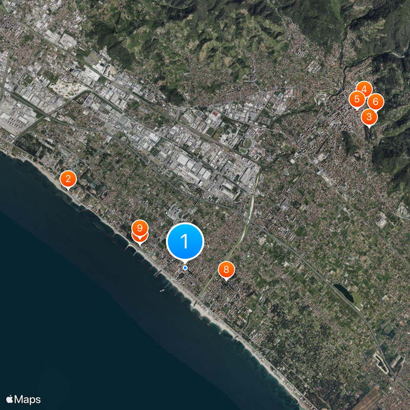 Marina di Massa Map