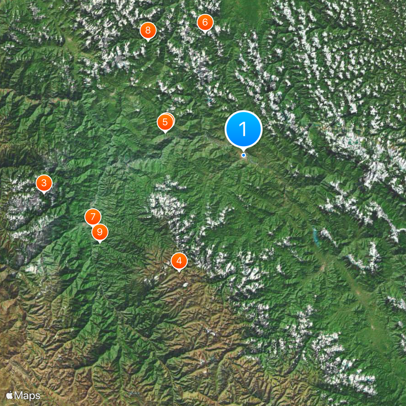 Distrikt Pichanaqui Karte