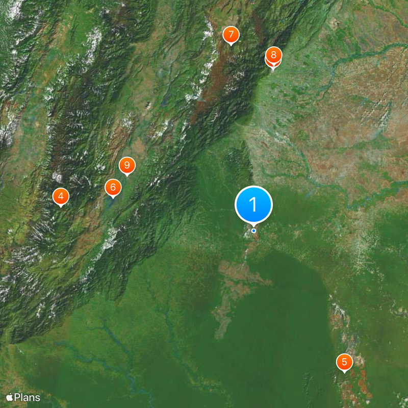 Serranía de la Macarena Carte