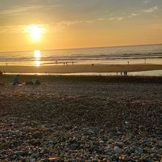 Esplanade du bord de mer à Dieppe