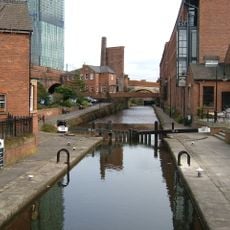 Rochdale Canal Lock Number 92 And Castle Street Bridge