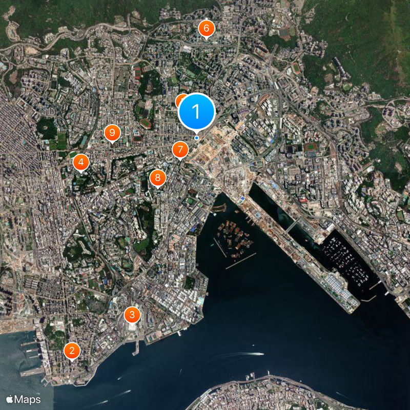 Kowloon City District Mapa