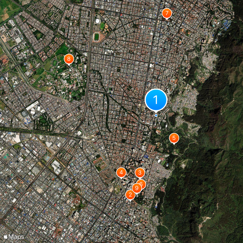Pontifical Xavierian University Map