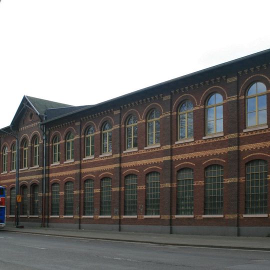 Ehemalige Färbereihalle