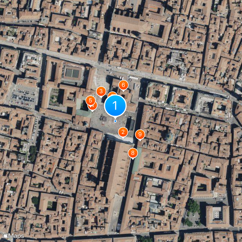 Piazza Maggiore Mappa