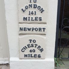 Milestone, by No. 130 High Street, opposite Beaumaris House