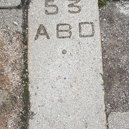 Boundary Marker 53,  Hilton Road, Aberdeen