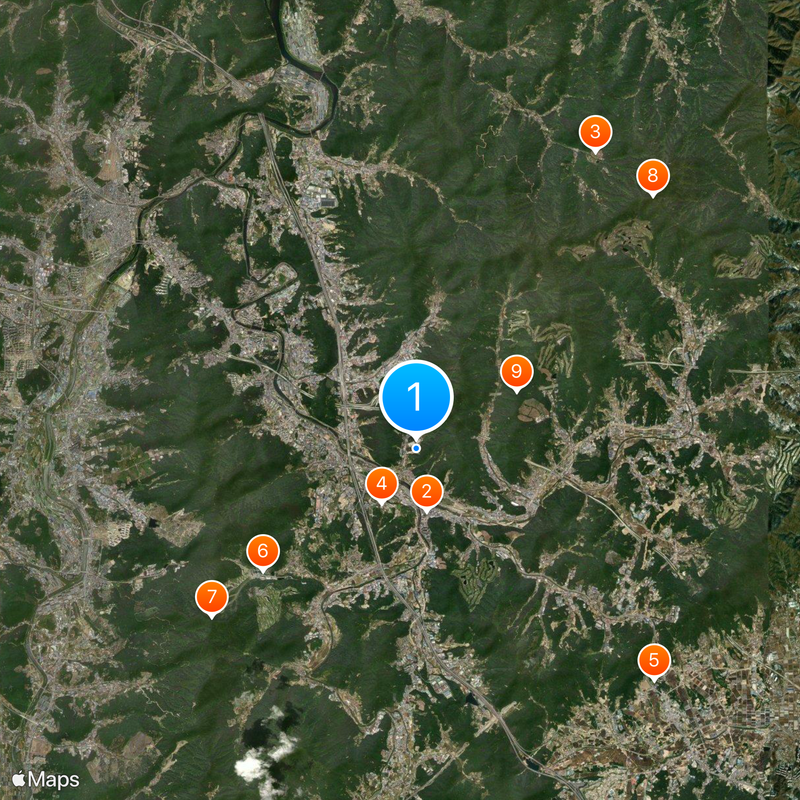 Gonjiam Psychiatric Hospital Mapa