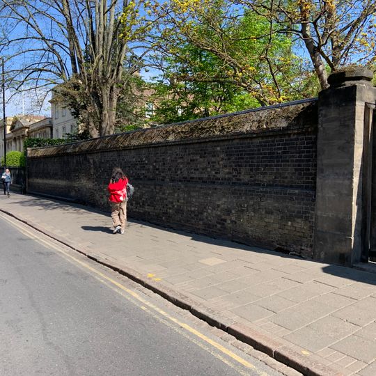Emmanuel College, Wall Facing St Andrew's Street To The South East Of Front Court