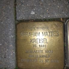 Stolperstein en memoria de Abraham Mattes Kreisel
