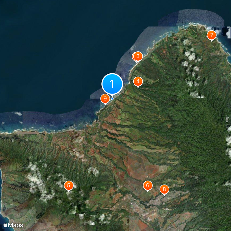 North Shore Map