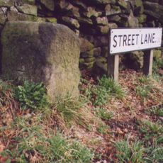 Milestone, N of Riddlesden at X rds of Ilkley Road/Silsden Road/Street Lane