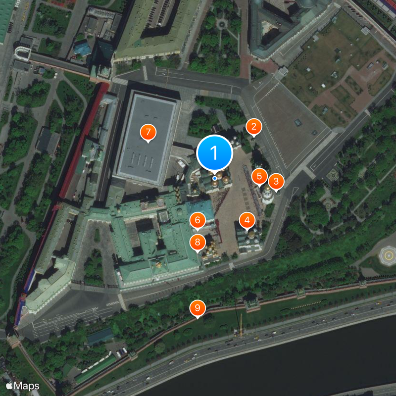 Dormition Cathedral Map