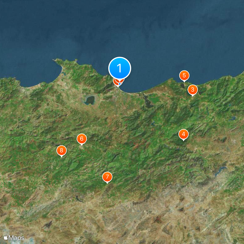 Provincia di Annaba Mappa