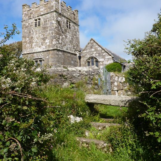 Churchyard Walls And Entrance Stile On South Side Of Church Of Saint Towennac